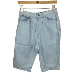 Vintage High Rise Long Jean Shorts - Women's Size 16